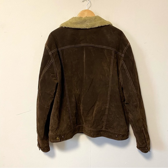 Scully Jackets & Coats Scully Boar Suede Pilot Jacket Faux